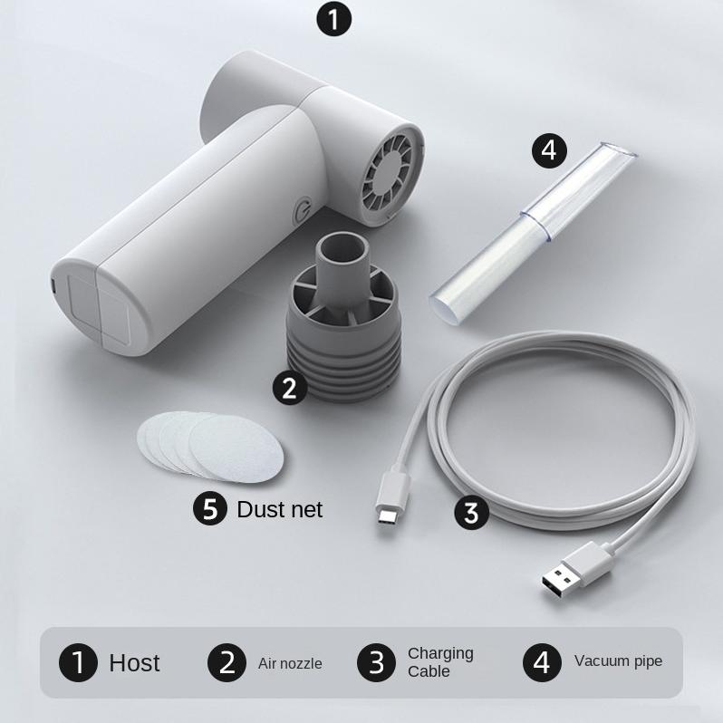 100000RPM Jetfan USB Rechargeable Hand Fan Portable Mini Turbo Fan Air Blower Multi-Function Outdoor Camping Violent Fan