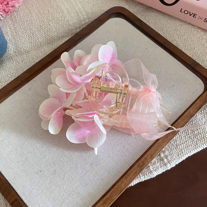 1pc Summer Super Fairy Orchid Flower Gripper New Butterfly Hair Clip Fresh, Sweet, and High End Headwear