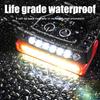 Waterproof LED Sensor Headlights Hat Light 180 Degree Rotatable Adjustable Clip On Lights USB