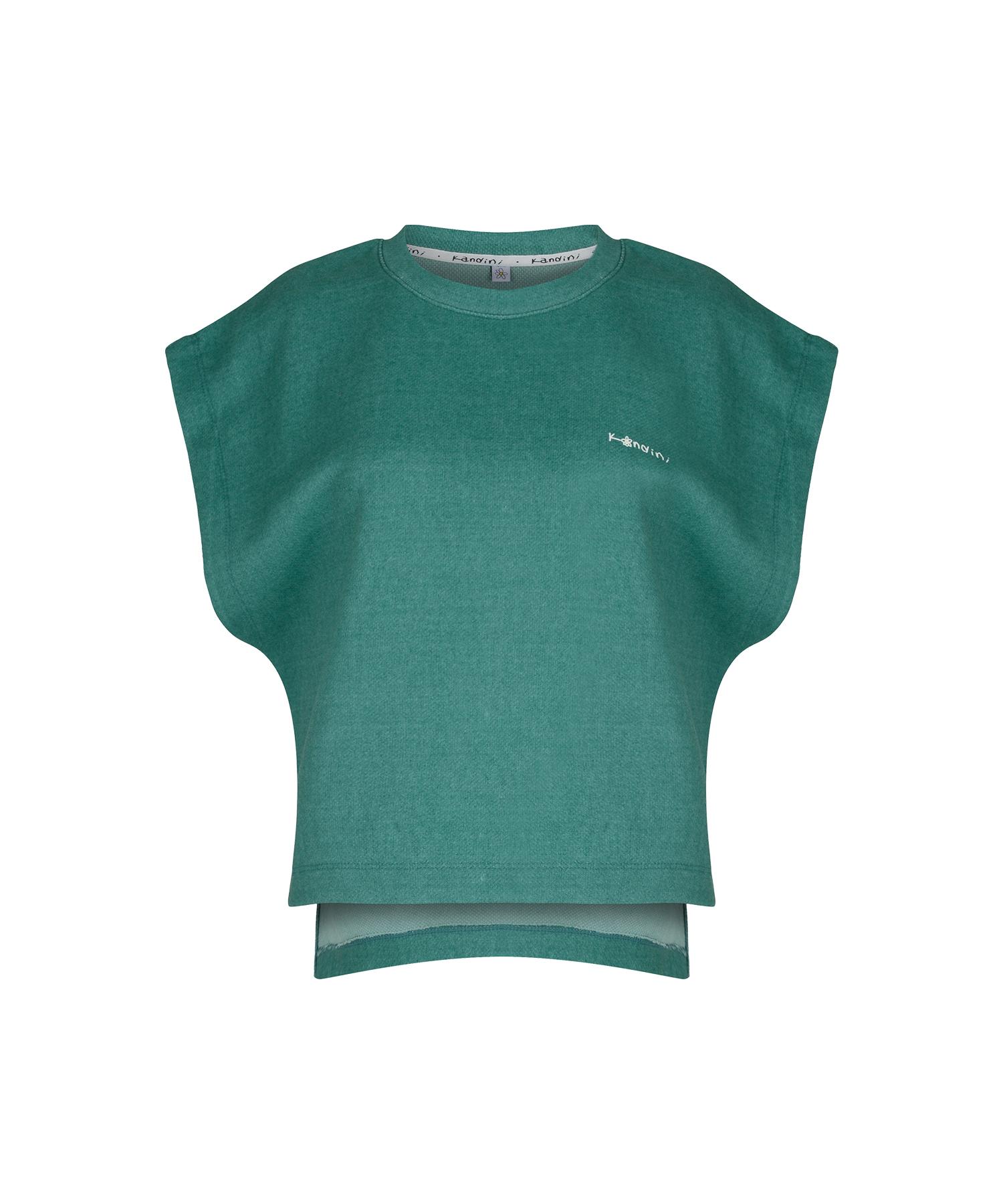 Candini Green Pigment Sleeveless T-Shirt