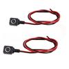 2PCS Automotive Security Alarm Switch Button Plastic Emergency Panic Push Switch For Car Safety System