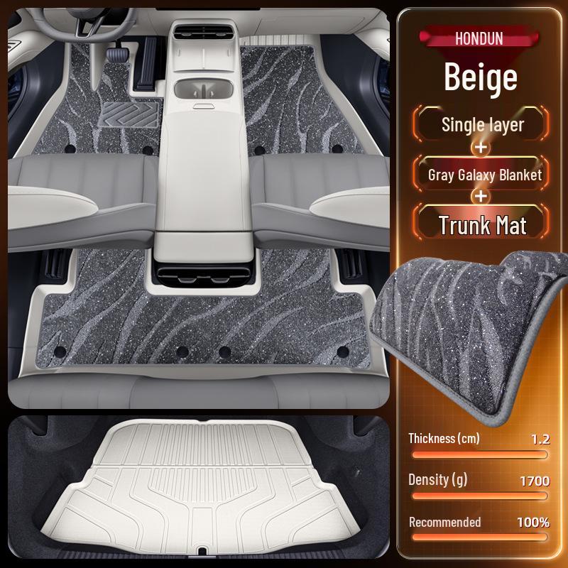 Dark Blue TPE Floor Mats for L06 - 2026 Car Interior Accessories