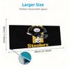 Pittsburgh Steelers Farb-Mauspad Großes Gaming-Tischkissen Rutschfeste Laptop-Tablet-Großes-Mauspad-XXL-Matte Mini-PC-Spielmatte Mit Verriegeltem Rand