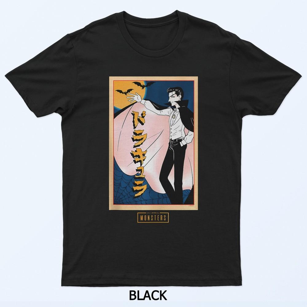 

Футболка «Классические монстры Юниверсал» Дракула в стиле классического аниме XL