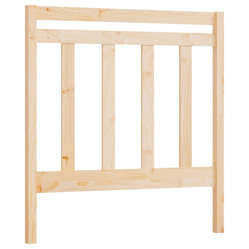 Vidaxl Bed Headboard, 95X4X100 Cm, Solid Pine Wood