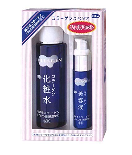 

Набор густого лосьона и высокоувлажняющей сыворотки для ухода за кожей с коллагеном