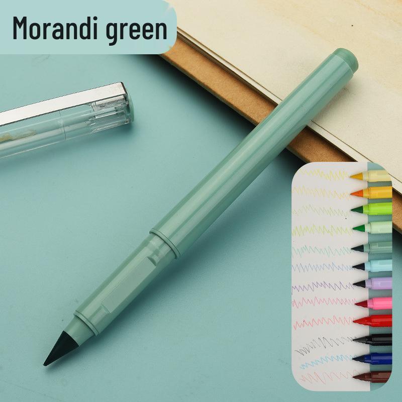 Erasable Posture Correcting Eternal Pencil - 12 Colors, No Sharpening Needed, Durable Lead, Perfect for Kids' Drawing.