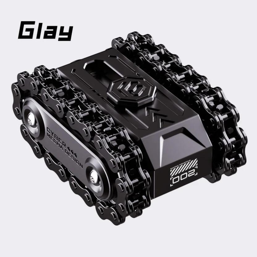 Metal Rotating Tank Fidget Toy - Tactical Magnetic EDC Stress Reliever & Spinner | Cool Military Gift for Kids Fidget Toy Edc