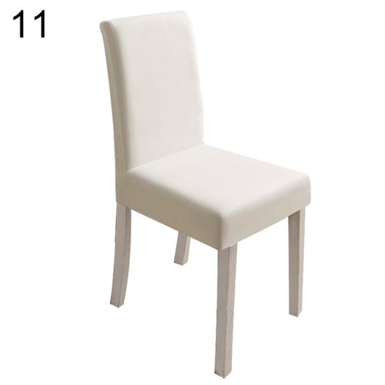 Talos Home Restaurant einfarbige, elastische, staubdichte Schutzhülle für Esszimmerstühle