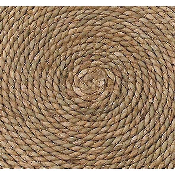 Dww-Tapis Tapis De Sol Rond En Osier De Jute Diamtre 40cm