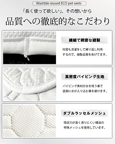 INULABO Washable Pet Sheet, Large Pee Mat, Fully Washable and Reusable, Heavy-Duty (4XL, 165*122cm, Gray)