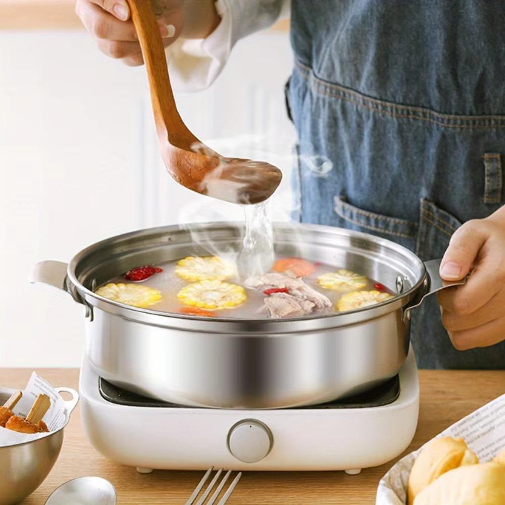 Glass Lid Stewing Soup Pot with Egg Steamer Egg Cooker Kitchen Cookware Steamed Stew Pot Porridge