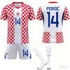 2026 World Cup Croatia Football Jersey for Kids and Adults PERISIC #14