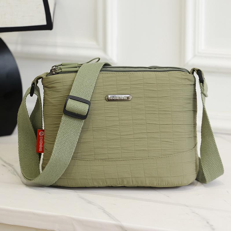 

Женская нейлоновая дорожная сумка большой вместимости 2024 года — легкая и модная сумка-мессенджер через плечо One Size