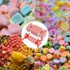 10pcs Candy Box For Christmas With Ribbons DIY Sweets Chocolate Cookies Decoration Party Gift Xmas Wedding Paper Packaging Boxes