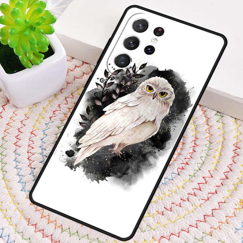 magical owl Silicone Phone Case For Samsung Galaxy note 10 pro S26 S25 S24 S23 S22 S21 Plus S25Ultra Capa Cover