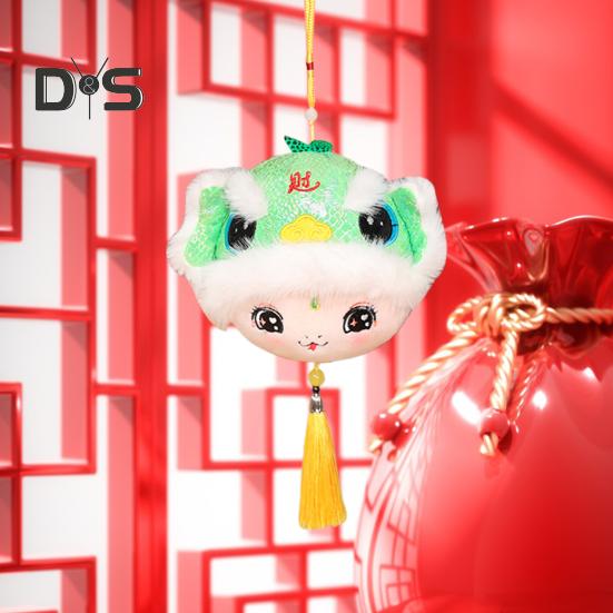 Schlangen-Plüsch-Anhänger „Jahr der Schlange“, Cartoon-Schlangen-Tasche, Schlüsselanhänger, Sternzeichen-Maskottchen-Puppe für das chinesische Neujahr