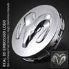 4 Stück 64mm Radnabenkappen Ersatz Radnabenemblem für Dodge Durango Challeager NITRO SRT Charger Journey Ram 1500
