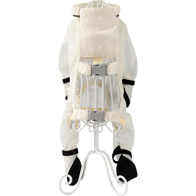 

Одежда для щенков, можно тянуть, жаккард с лапками, штаны от пыли, защита живота, водонепроницаемая и грязеотталкивающая в дождливые дни, регулируемая одежда для питомцев L (recommended weight 10-6.5kg)