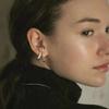 Female Personality Double-layer Earrings