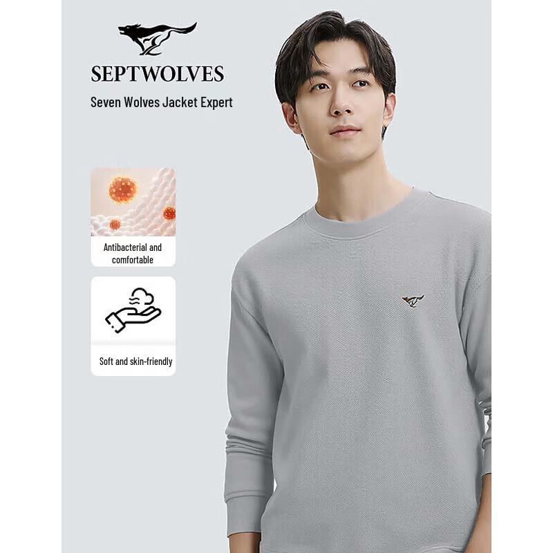 

SEPTWOLVES Men s Round Neck Pullover Sweatshirt 4XL