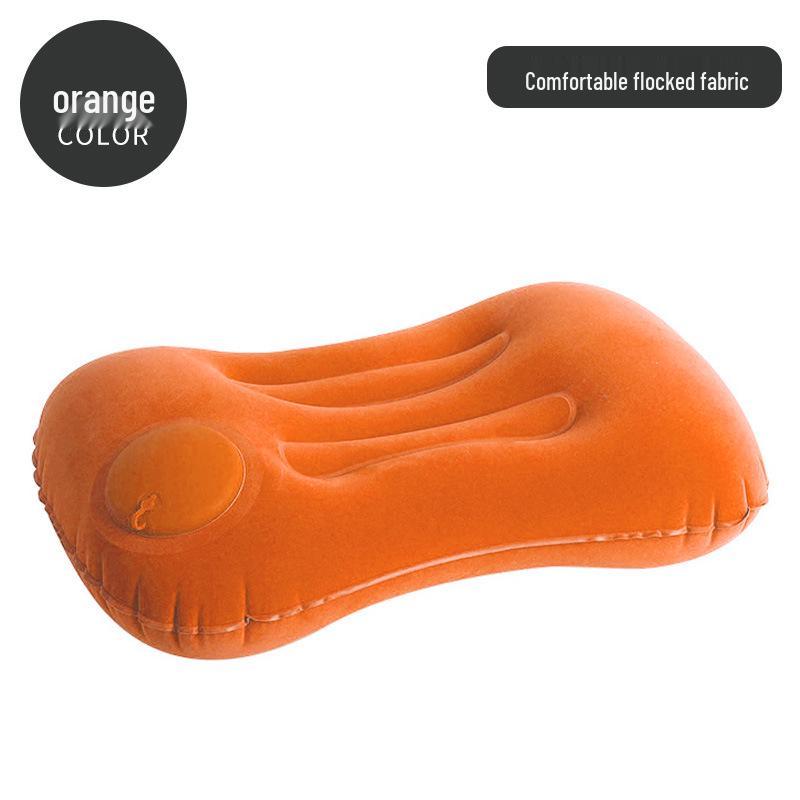 Automatic Inflatable Pillow: Portable Outdoor/Indoor Lumbar & Neck Support for Travel, Office Nap