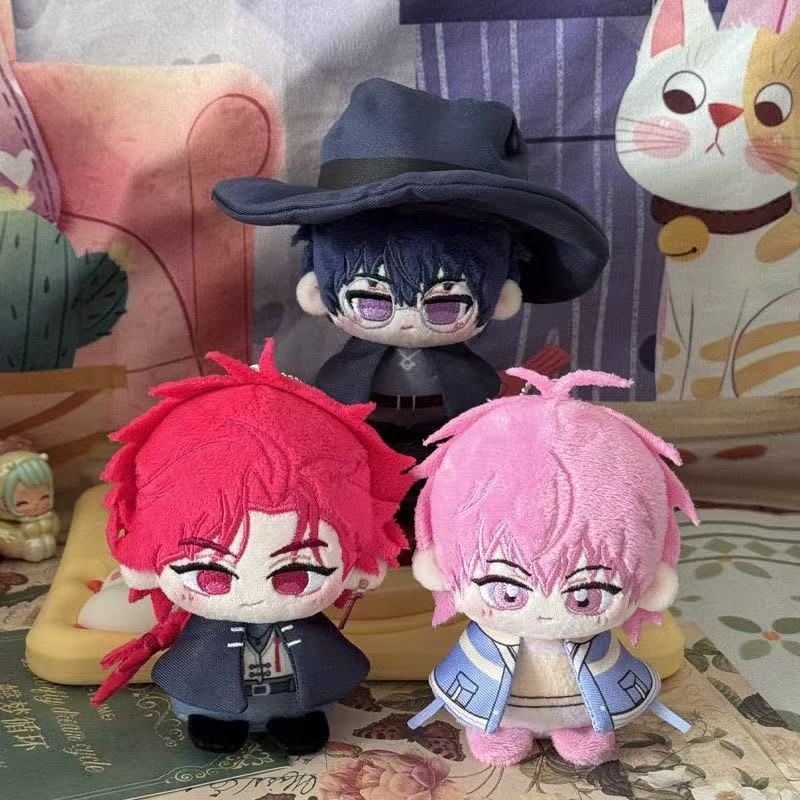 Link Click Liu Xiao Keychain Gift Backpack Pendant Cute Figure Plush Stuffed Cotton Doll Boy Girl Toys