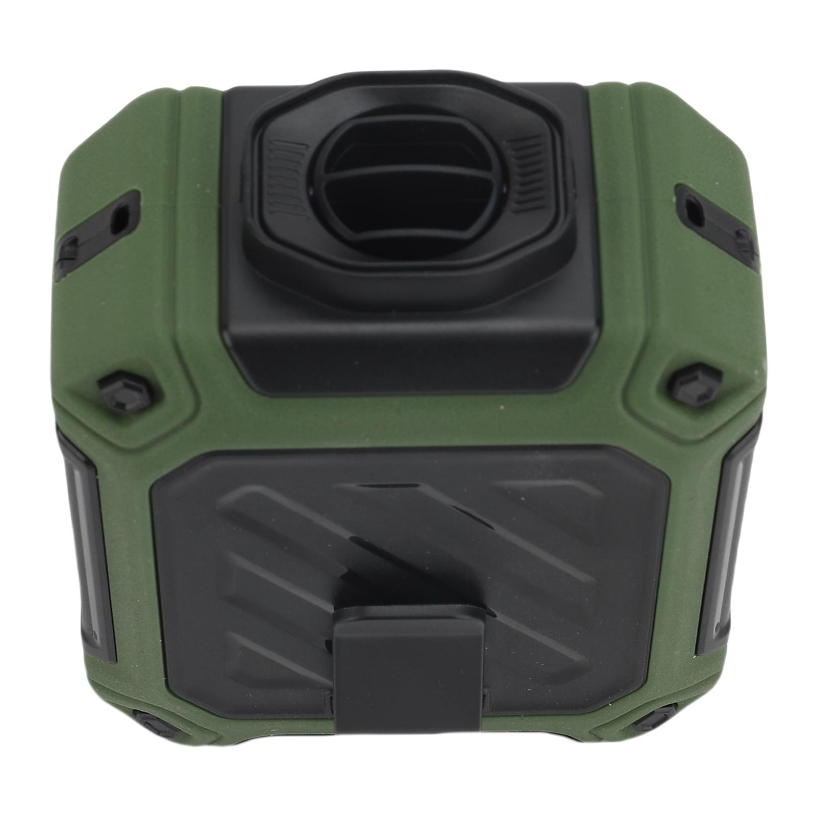 

Портативный поясной вентилятор 10000 мАч Аккумулятор 5 скоростей Бесщеточный двигатель Вентилятор с клипсой для ремня для зелёный