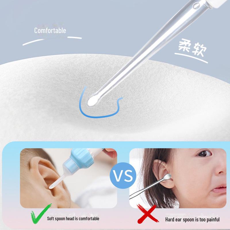 Luminous Electric Earwax Removal Tool for Safe Ear Cleaning - Suitable for Adults and Children