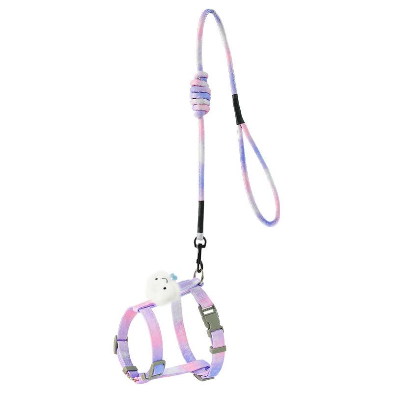 Wings Cat Rope I-shaped Cat Leash, Anti-break Free Walking Cat Rope Gradual Change Pet Leash Cat Supplies