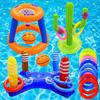 Inflatable PVC Ring Toss Game for Kids and Parents - Thickened for Party Fun