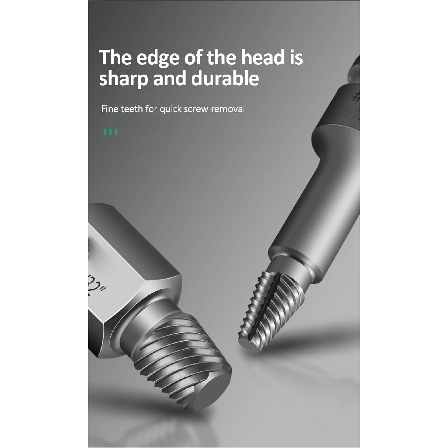 Universal Damaged Screw Extractor Easy Out Bolt Extractor Set Bolt Stud Remover Tool Drill Set Broken Speed Out Bolt Extractor