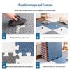 Eco-friendly EVA Foam Interlocking Baby Crawling Mat - Foldable & Anti-Fall Mat for Kids