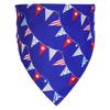 Patriotic Pet Bandana Soft Breathable Triangle Scarf for Dogs and Cats with Flag Print for Holiday Occasions and Daily Wear