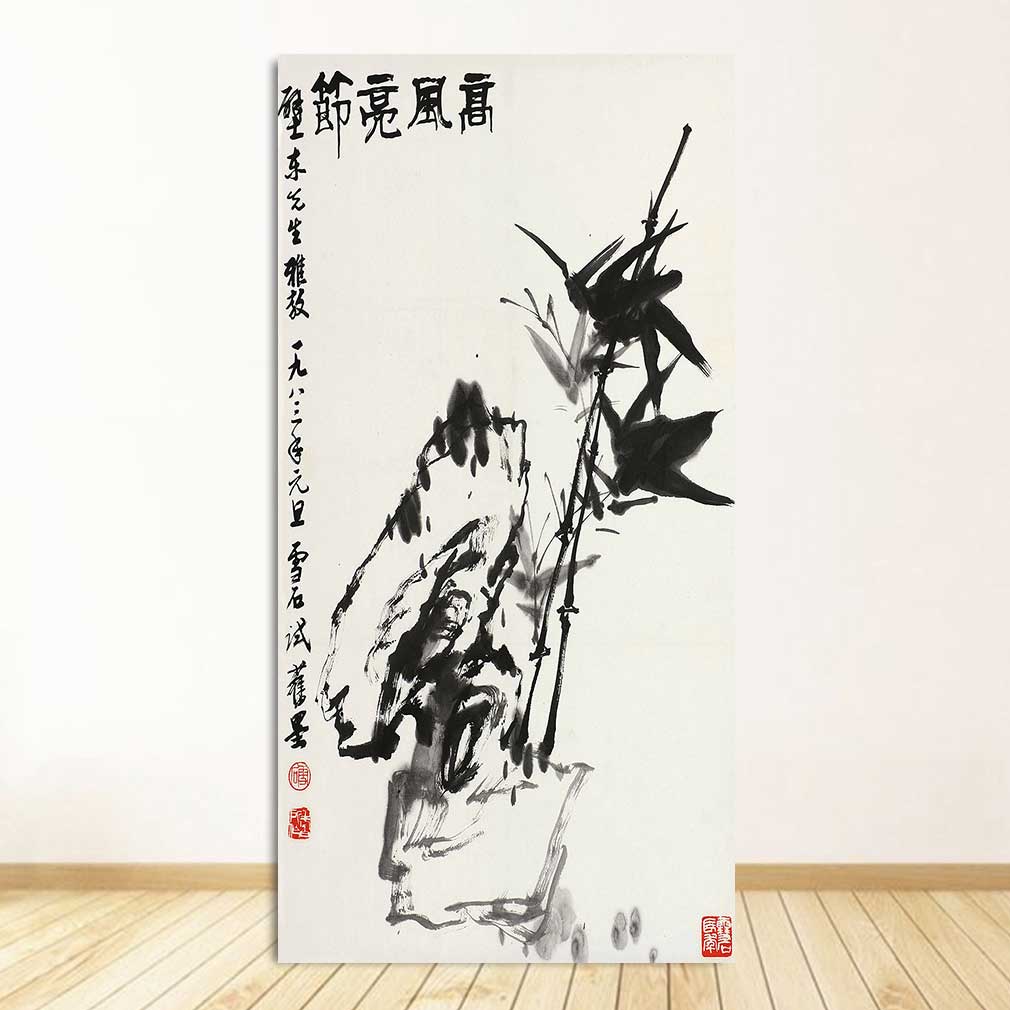 Classic Chinese Ink painting Landscapes Large Size Wall Picture For Living Room Home Decor-7 Huge Size Canvas Print Painting,