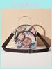 Bohemian Embroidery Small Shoulder Bag With Zipper Pockets For Daily Use