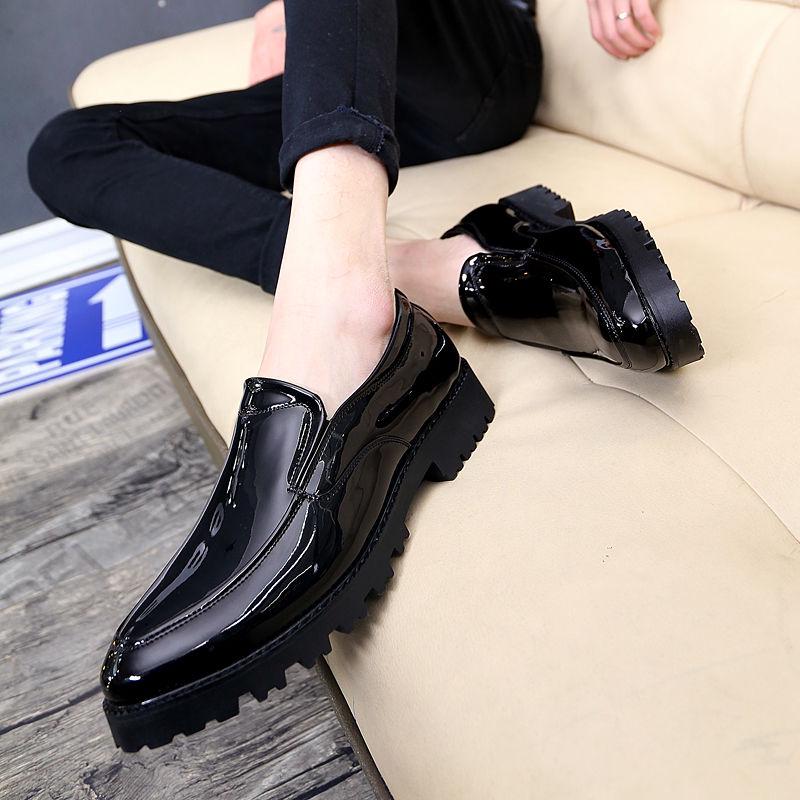 Scarpe da Uomo Eleganti in Pelle PU Moda Maschile Scarpe Oxford Formale Punta Piatta Scarpe Casual da Lavoro