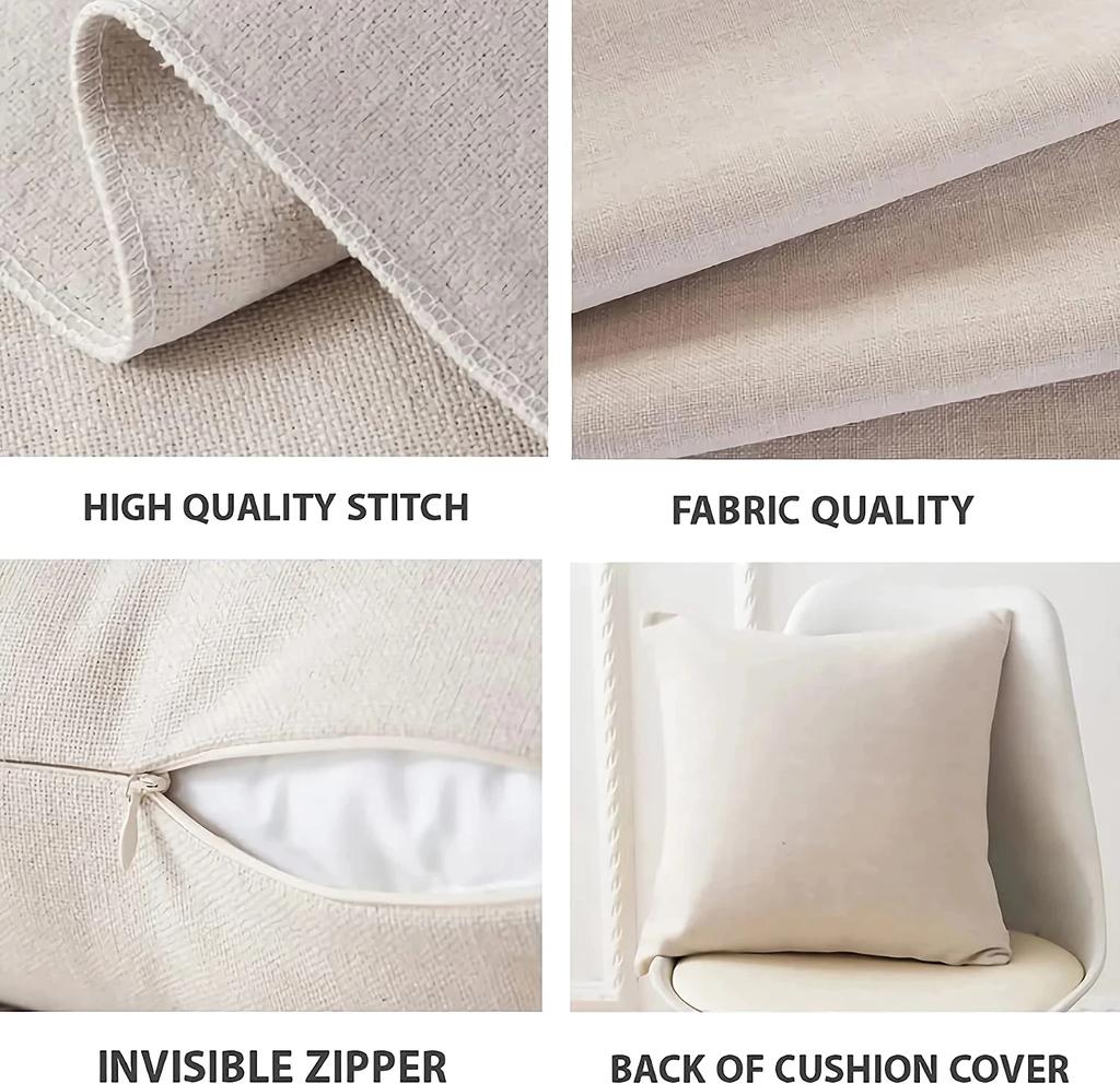 Happy Camper Pillow Cases Vintage Rustic Wood Background Inspirational Quotes Home Outdoor Decorative Cushion Cover Set of 4