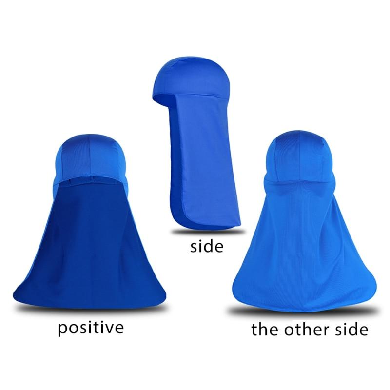 Amazon Summer Outdoor Sports Long-tail Cap Riding Breathable Towel Hat Bag Head Cap Hills Shawl Inner Hats White