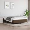 Vidaxl Bed Frame Without Mattress, Dark Brown, 140X200 Cm, Fabric