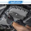 UXCELL No.FN112151X Engine Oil Pan Oil Pan Sump Transmission Oil Pan for Mazda 2 2011-2015 1.5L with Automatic Trans Iron Black