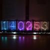 Imitate Full Color RGB Glow Tube Clock LED Music Spectrum DIY Kits Decoration Gift Night Light Atmosphere Light
