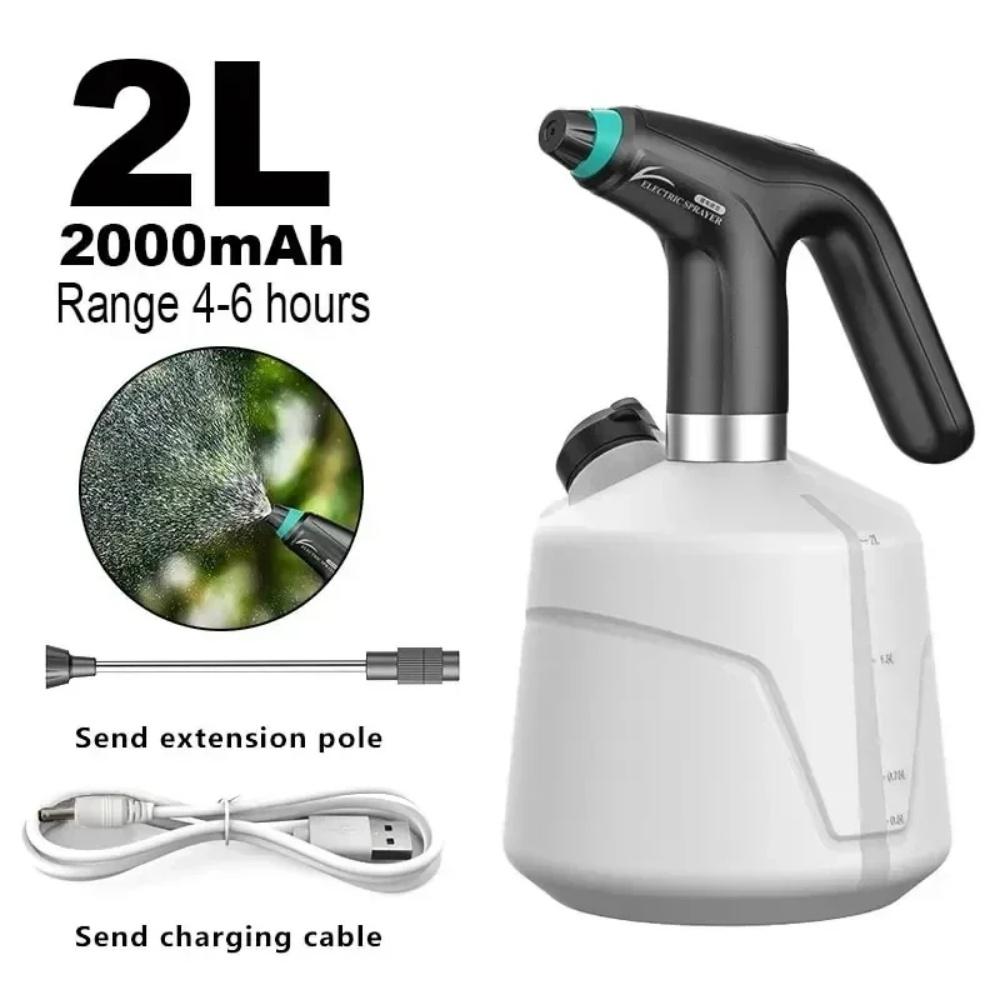

2L Agricultural Electric Spray Household Automatic Water Sprayers Disinfection Garden Irrigation Tools Electric Watering Can чорний
