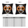 Horror Clown Movie Art Terrifier Pillowcase Double-sided Printing Fabric Cushion Cover Decor Throw Pillow Case Cover Home Zipper