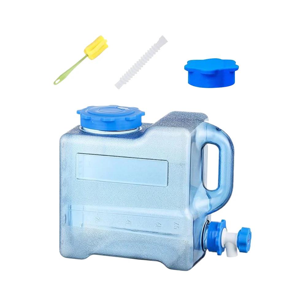 

Water Dispenser Carrier with Faucet Large Capacity Emergency Water Barrel Container for Vehicle Car Outdoor Camping Bucket