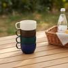 6 Stück Mikrowellengeeignete Kunststoff-Kaffeetasse Verdickte Familien-Teetasse Langlebige Trinktasse Kindergarten