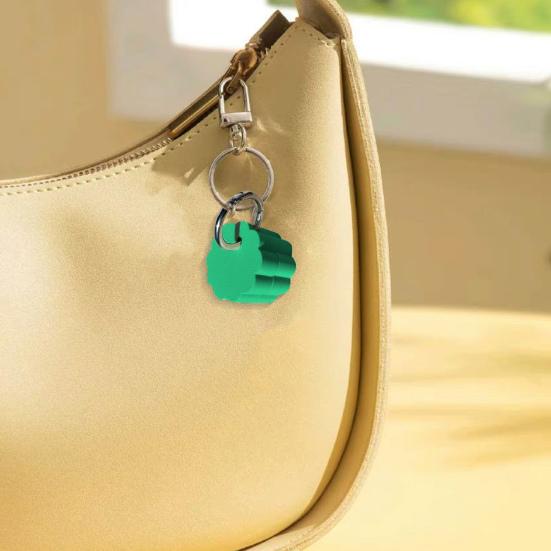 Keychain Pill Box Waterproof Compact Mini Holder Lightweight 3D Printed Container with Key Ring Small Pill Organizer Case