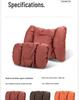 Nappa Leather Car Headrest & Lumbar Support Pillow Set - Universal Comfort Interior Accessory