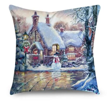 45Cm Christmas Pillowcase Cushion Cover Christmas Decorations For Home Christmas Ornament Gift Happy New Year