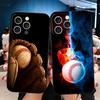 Baseball Sport Soft Phone Case for iPhone 16 16E 17 Air 15 Pro Max 14 Plus 13 Mini 11 12 7 Black Cover Back Shell